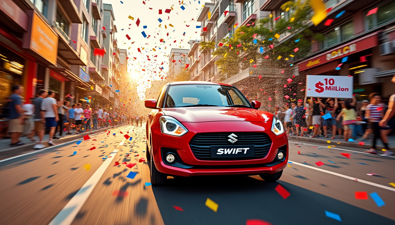 découvrez comment suzuki fête la production de 10 millions de swift tout en soulevant la question : la marque a-t-elle omis certains aspects importants dans cette célébration historique ?