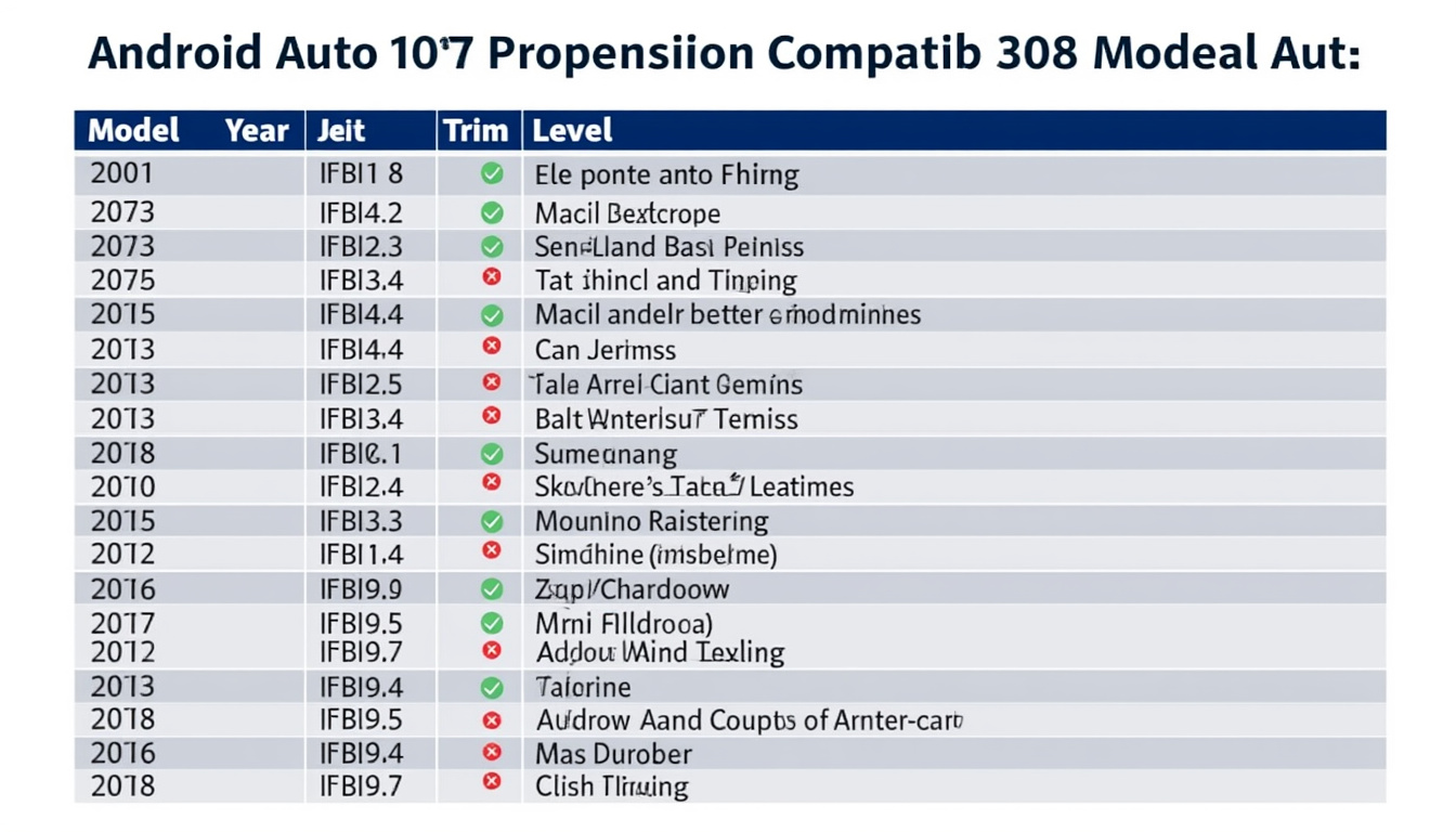 découvrez comment intégrer facilement android auto dans votre peugeot 308 : compatibilité, installation, avantages et astuces pour profiter pleinement de votre smartphone en toute sécurité à bord.