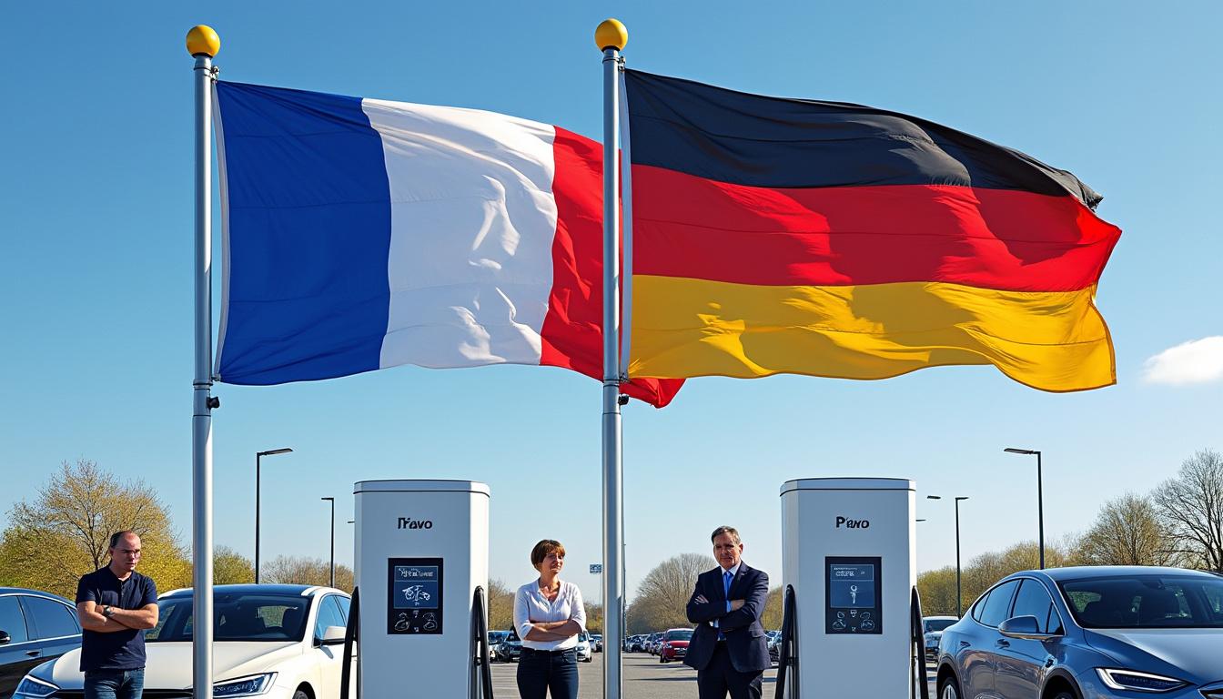 la france remet en cause l'objectif européen de passer à 100 % de voitures électriques d'ici 2035, s'opposant à l'allemagne et ouvrant le débat sur l'avenir du secteur automobile et la transition écologique.