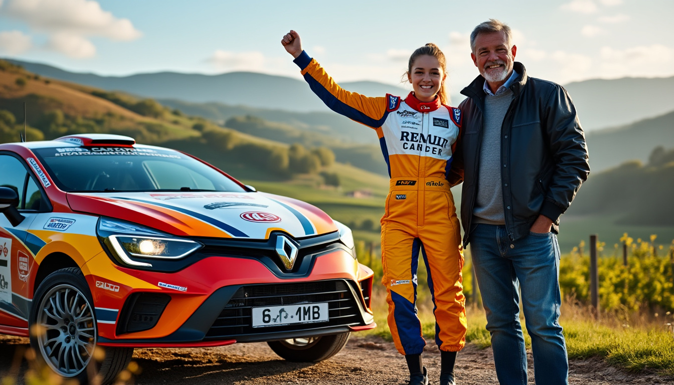 découvrez l'histoire inspirante d'une jeune passionnée de 19 ans des villettes qui se lance pour la première fois comme co-pilote en rallye automobile. un nouveau talent à suivre dans le monde du sport automobile !