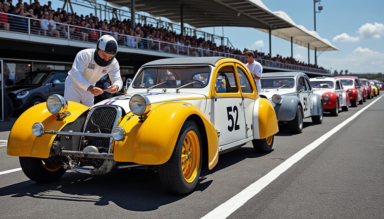 découvrez comment les mythiques 4 cv renault ont été célébrées lors du grand prix automobile historique : un hommage vibrant à ce modèle iconique de l’automobile française.