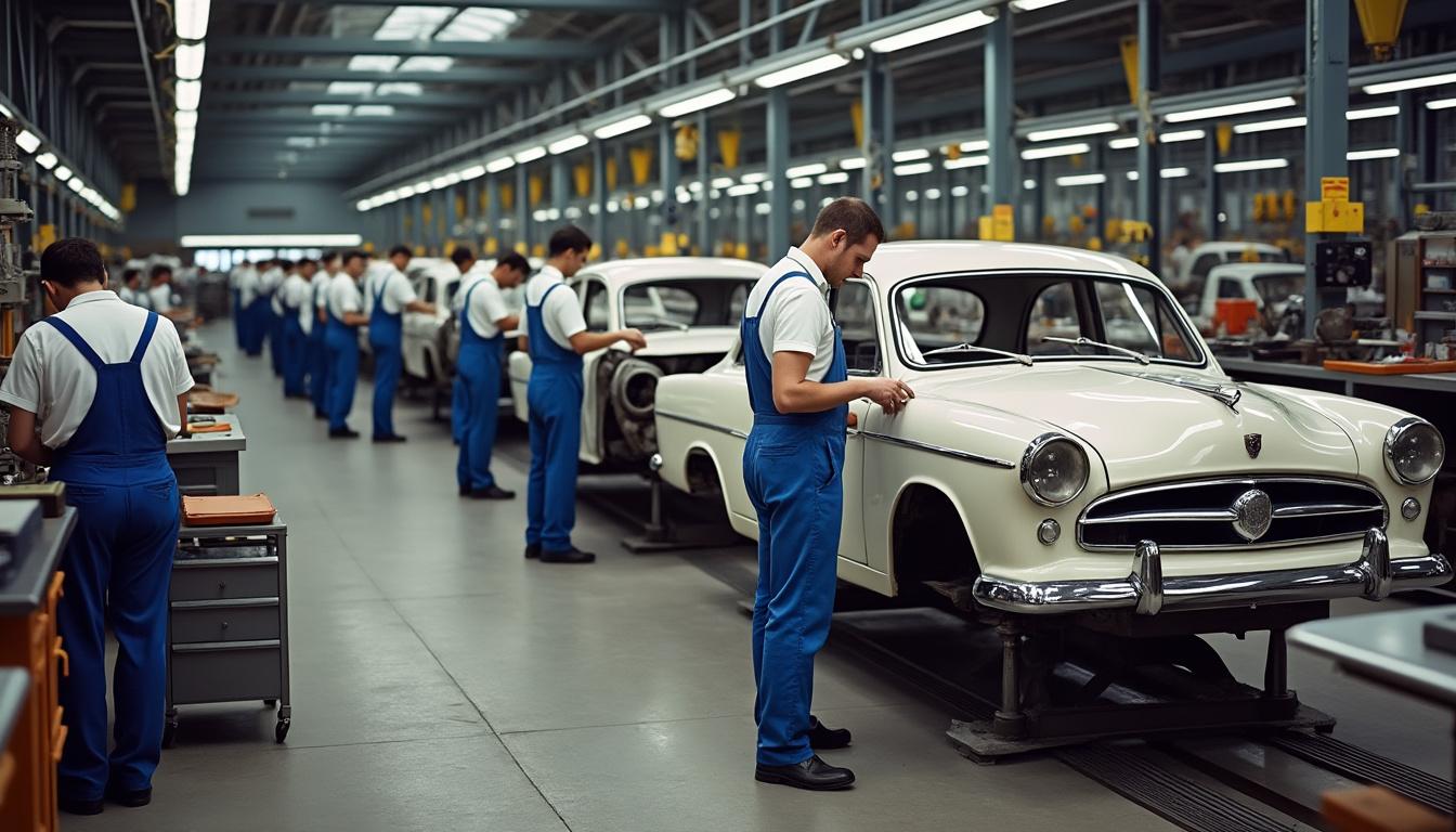 l'usine automobile de poissy, symbole de 80 ans d'excellence industrielle, s'apprête à fermer ses portes, marquant la fin d'une époque clé pour l'industrie française.
