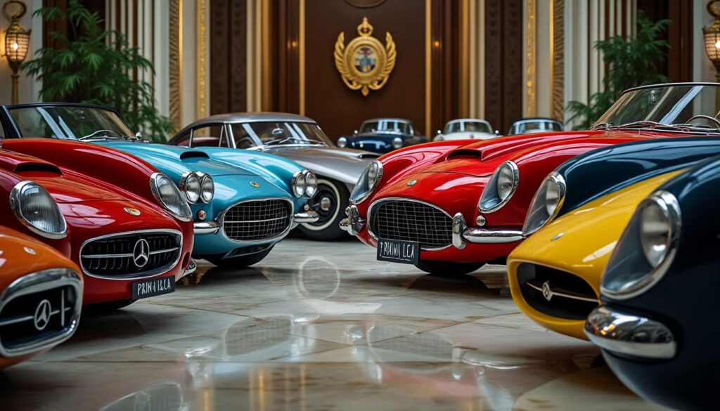 découvrez la collection automobile exceptionnelle du sultan de brunei, un trésor roulant unique alliant luxe, rareté et élégance.