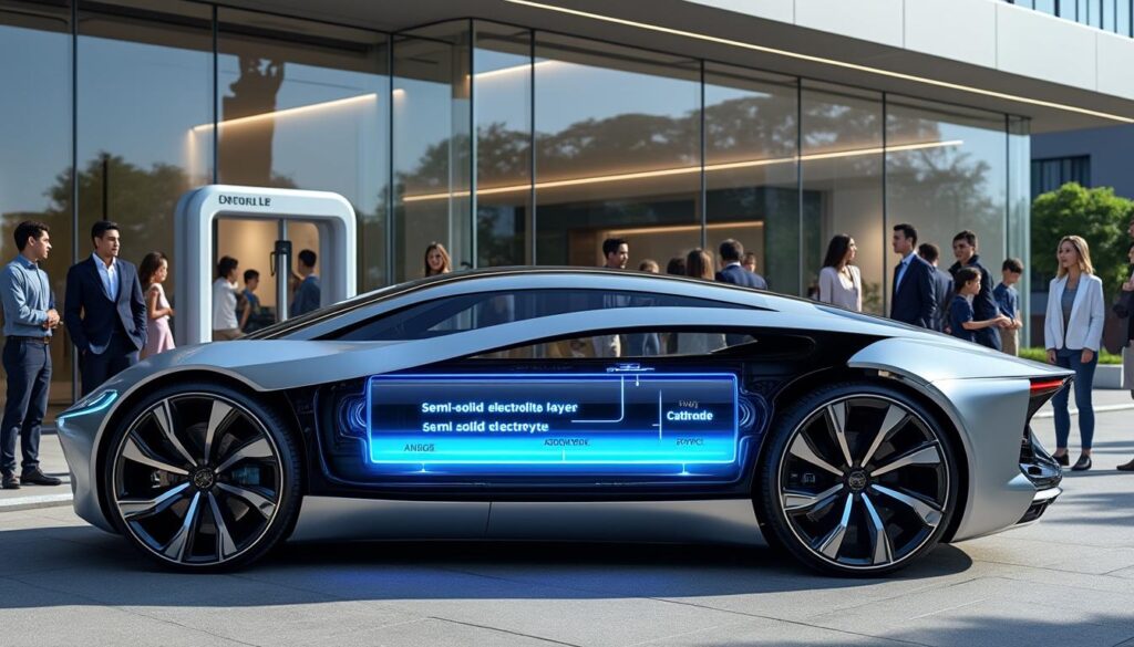 découvrez les premières livraisons de la voiture électrique innovante équipée d'une batterie semi-solide, offrant performance et autonomie améliorées pour une mobilité durable.