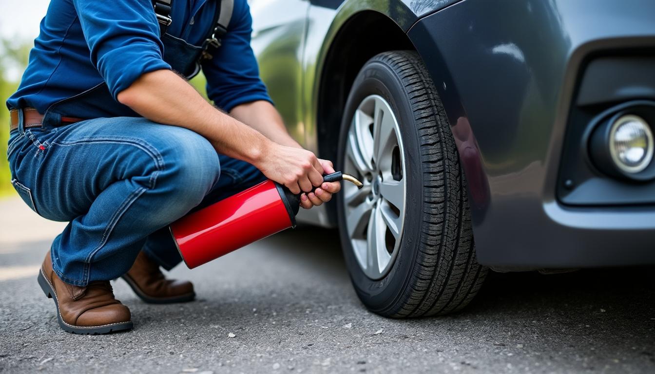 découvrez quelle distance il est possible de parcourir avec une bombe anti crevaison et comment cet outil peut vous aider en cas d'urgence sur la route.