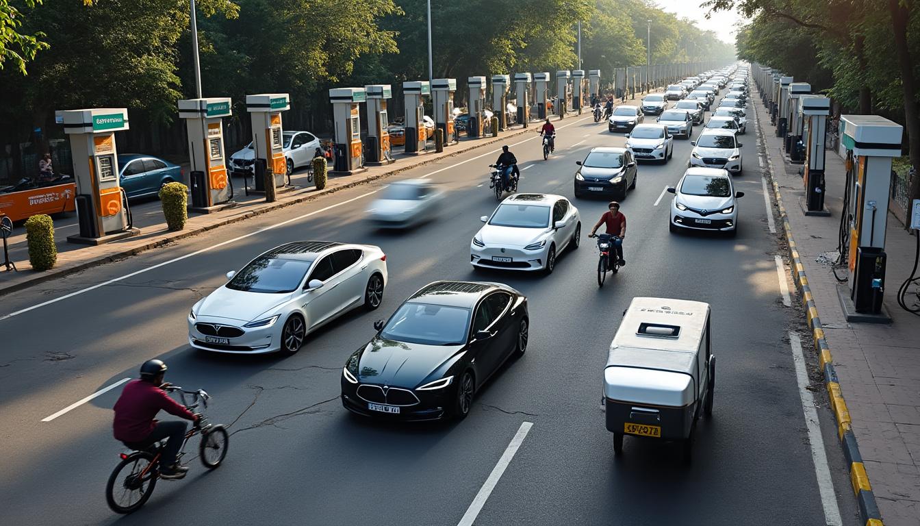 découvrez comment la montée des véhicules électriques et le conflit en iran menacent la croissance du secteur automobile en inde, impactant à la fois la production et le marché intérieur.