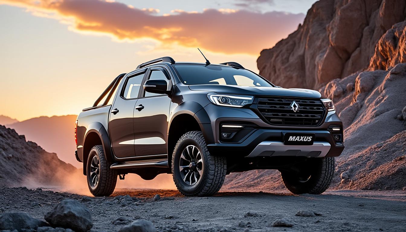 découvrez le maxus t60 max, le pick-up diesel double cabine alliant performance et économie, conçu pour échapper au malus écologique tout en offrant confort et robustesse.