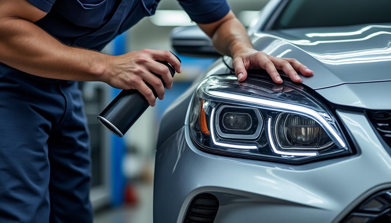 découvrez des astuces efficaces pour nettoyer les phares de votre voiture avec du vinaigre blanc et retrouver une meilleure visibilité en toute simplicité.