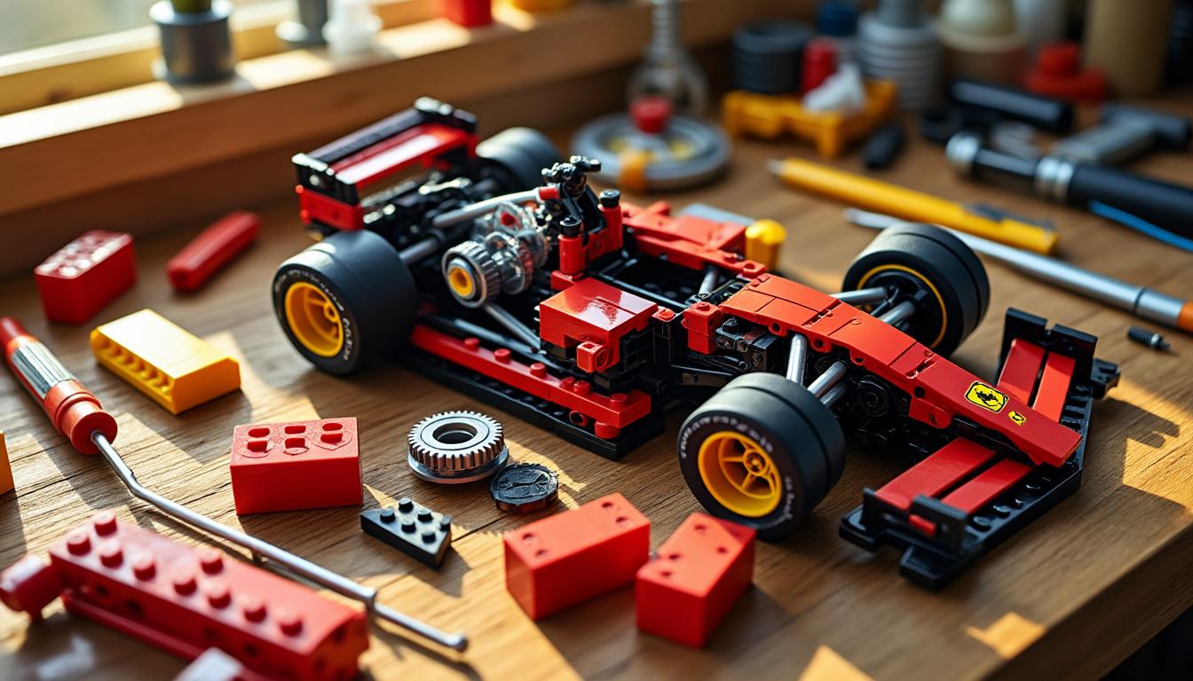 découvrez le lego technic ferrari sf-24 en édition f1, parfait pour les passionnés d'automobile. profitez maintenant d'une remise exclusive de 30 % sur ce modÚle détaillé et réaliste.
