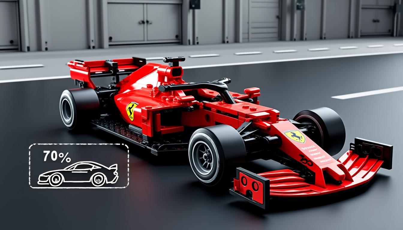 découvrez le lego technic ferrari sf-24 en édition f1, parfait pour les passionnés d'automobile. profitez d'une réduction exceptionnelle de 30% pour allier plaisir de construire et passion du sport automobile.