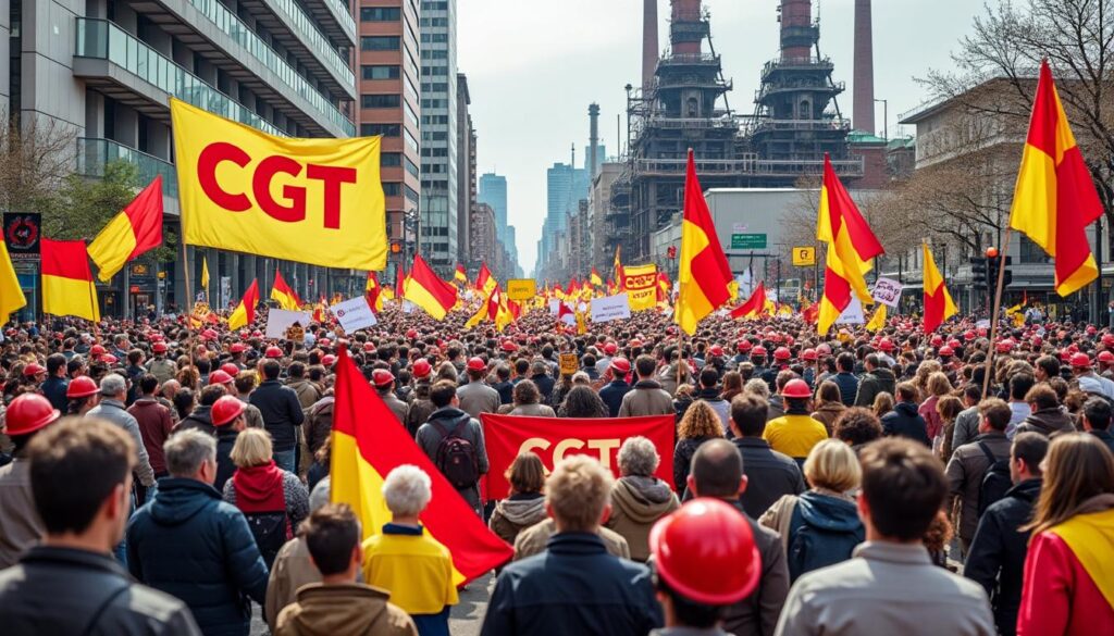 la cgt se mobilise dans l'aire urbaine pour défendre des milliers d'emplois menacés dans la filière automobile, appelant à la solidarité et à l'action collective.