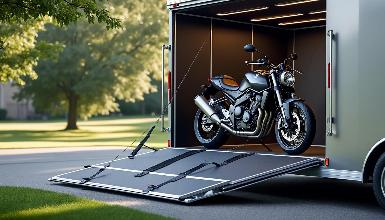 découvrez comment choisir la remorque fermée moto parfaite pour sécuriser et faciliter vos déplacements en toute tranquillité.