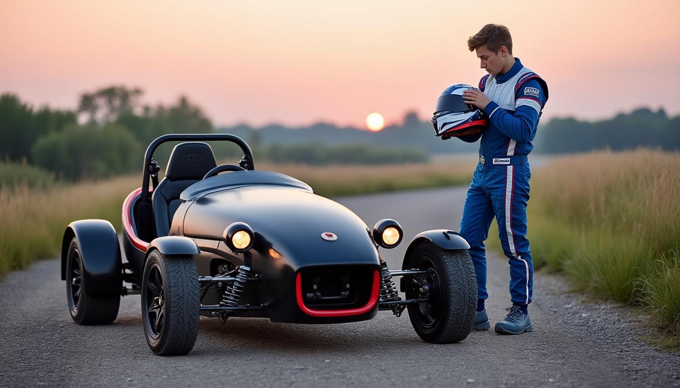 louis, passionné de slalom automobile, n'a jamais manqué une course et se prépare à faire sensation cette année avec des performances exceptionnelles.