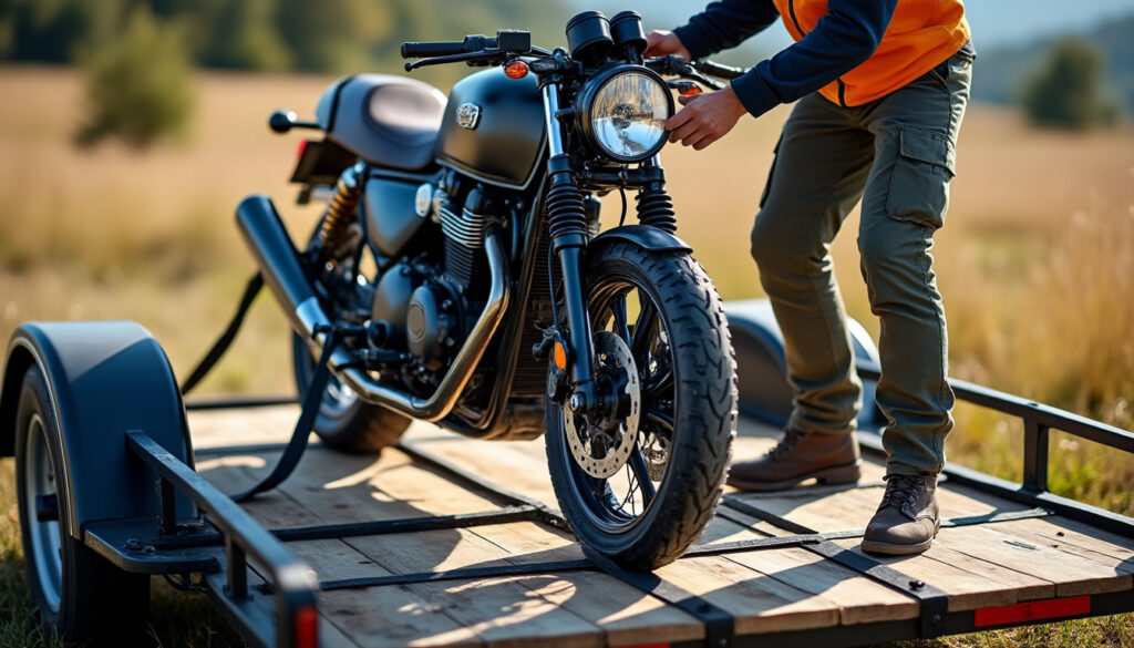 découvrez comment assurer un sanglage moto efficace sur remorque pour un transport sécurisé et sans risques. conseils pratiques et astuces essentielles pour fixer votre moto correctement.