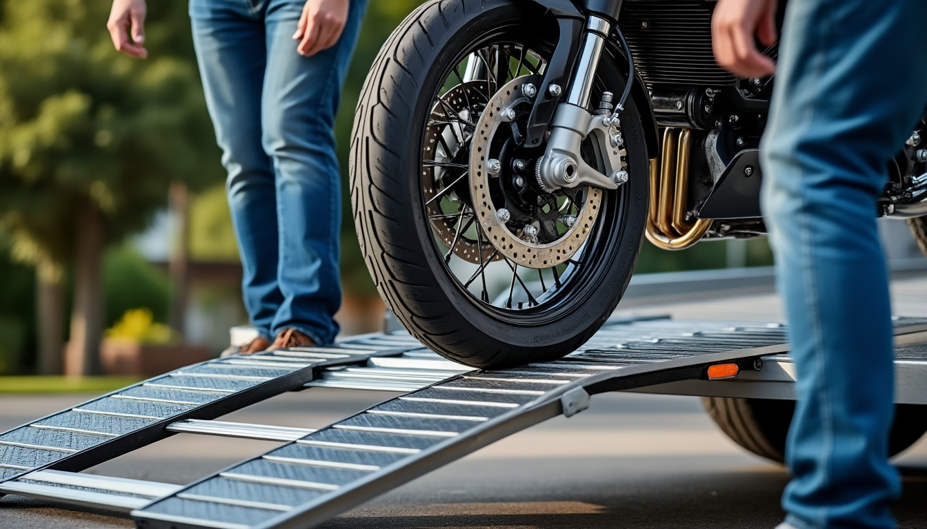 découvrez comment assurer un sanglage moto efficace sur remorque pour transporter votre véhicule en toute sécurité. conseils pratiques et astuces incontournables.