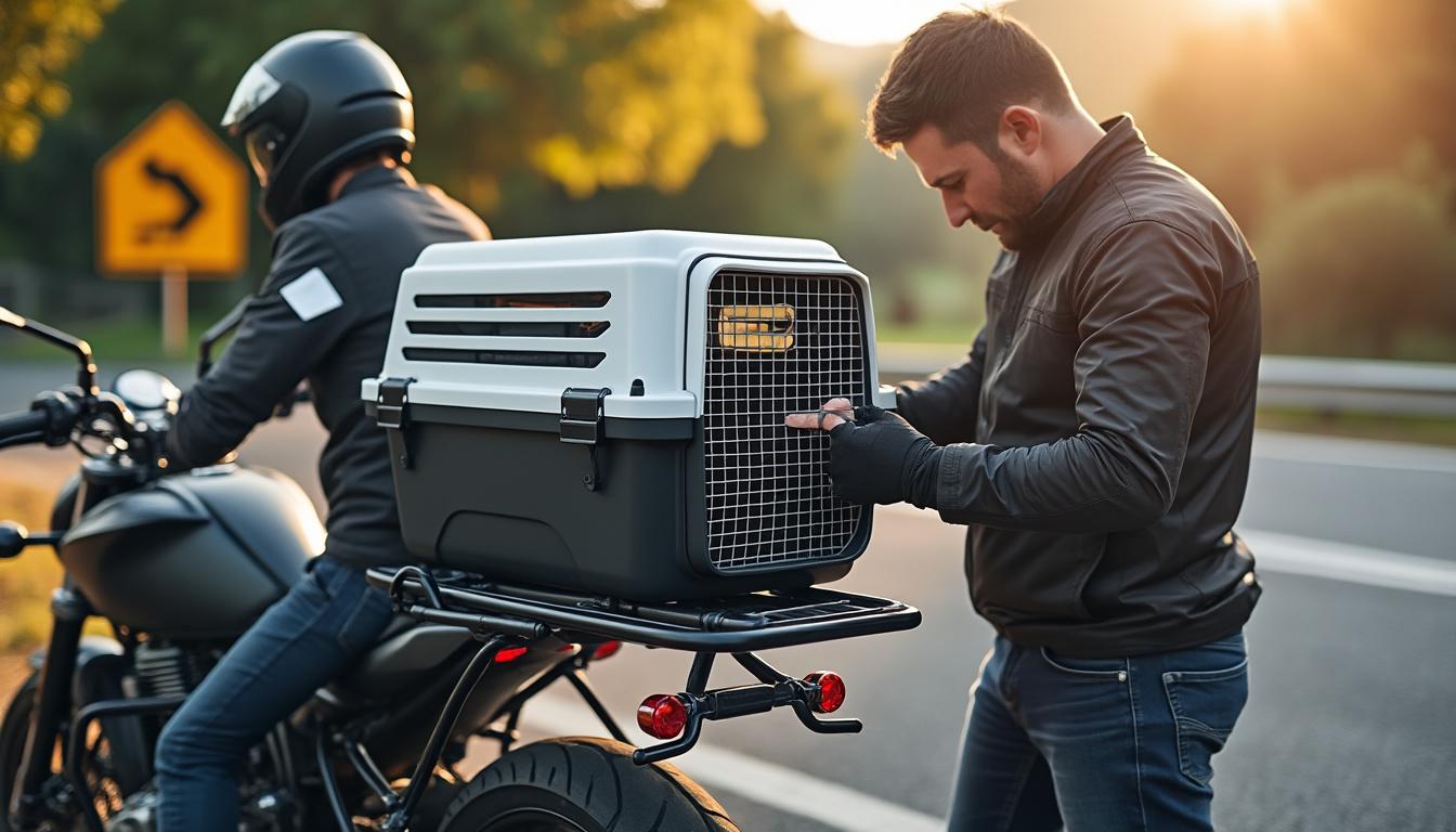 découvrez nos conseils pour transporter votre chien en moto en toute sécurité et confort, assurant un voyage agréable pour vous et votre compagnon à quatre pattes.