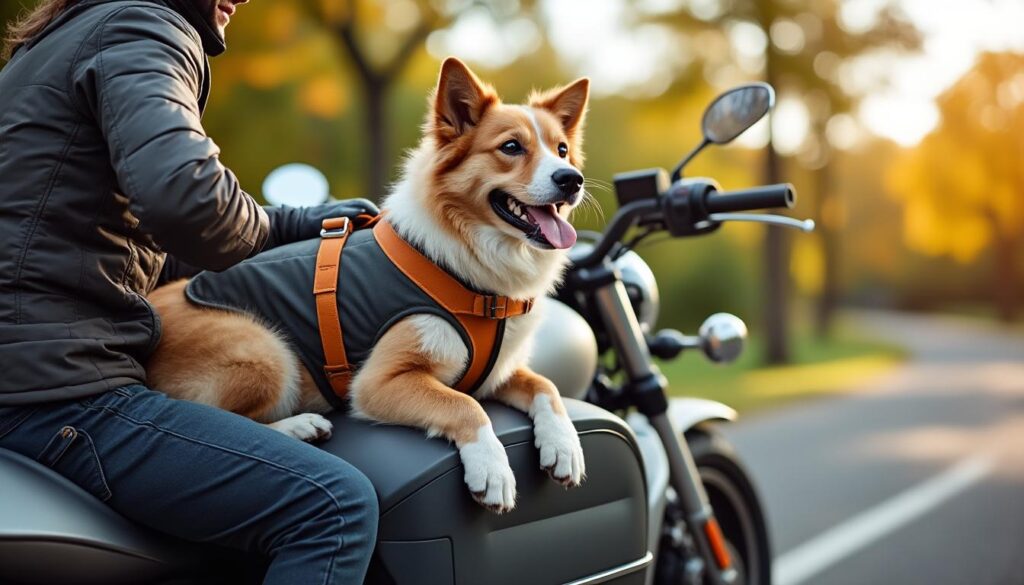 découvrez nos conseils pratiques pour transporter votre chien en moto en toute sécurité et assurer un voyage confortable pour vous et votre compagnon à quatre pattes.