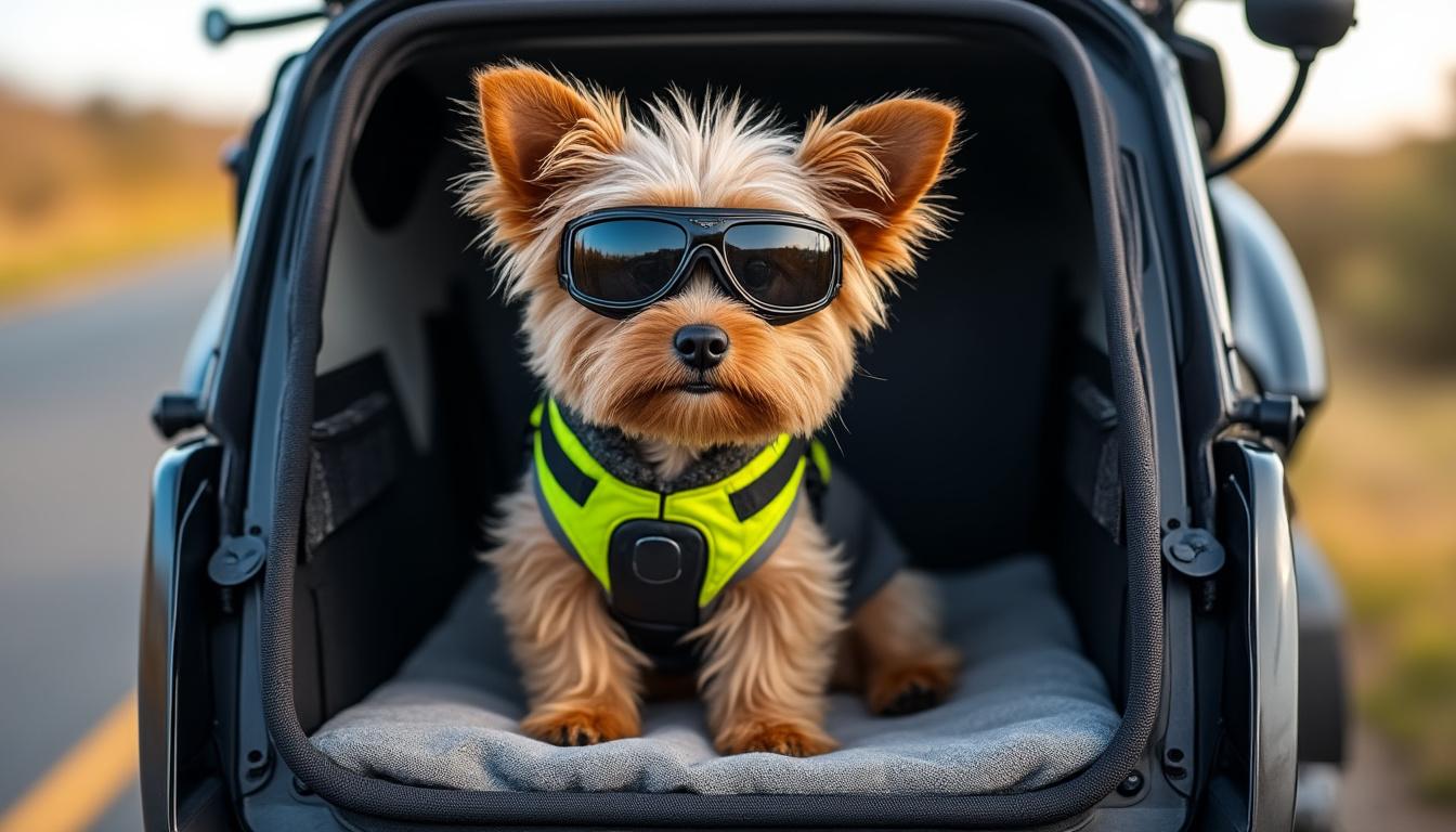découvrez nos conseils pratiques pour transporter votre chien en moto en toute sécurité et garantir un voyage confortable pour vous et votre compagnon à quatre pattes.