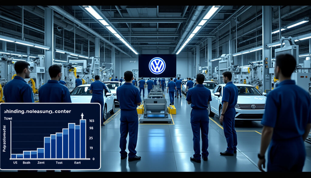 volkswagen prévoit de supprimer jusqu'à 100 000 emplois en allemagne dans le cadre d'une transformation majeure visant à moderniser l'entreprise et à s'adapter aux défis futurs.