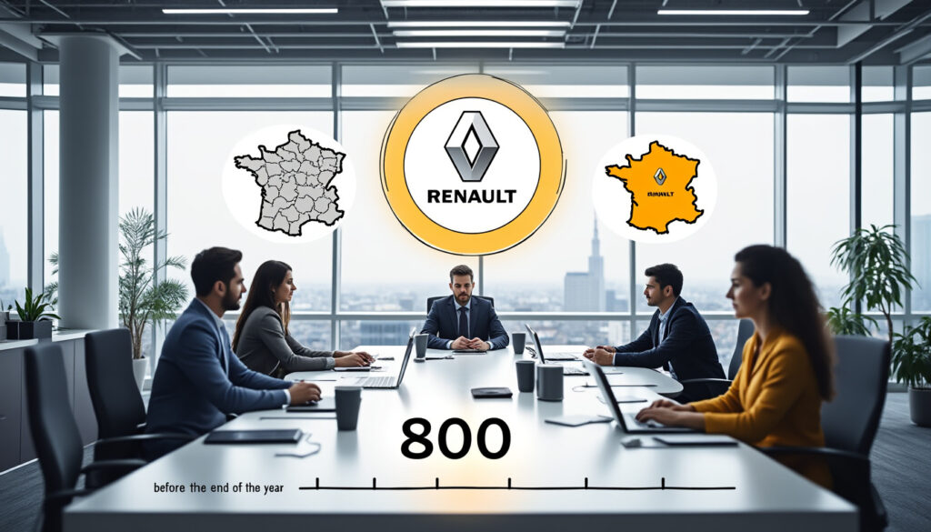 renault annonce un plan de départs volontaires visant 800 ingénieurs en france d'ici la fin de l'année, dans le cadre de sa stratégie de transformation et d'adaptation au marché automobile.