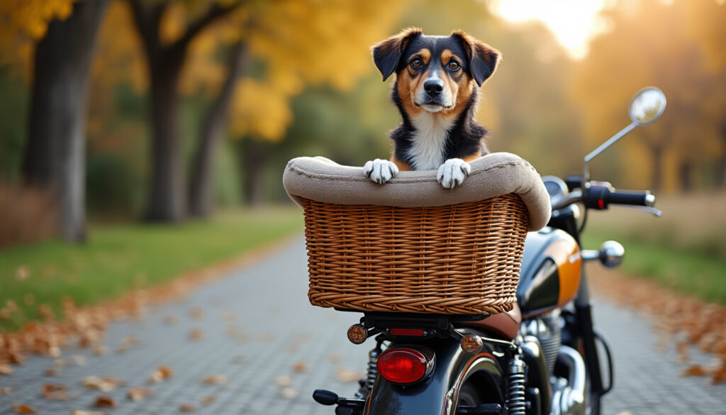 découvrez comment choisir le panier pour chien moto idéal pour assurer confort et sécurité lors de vos balades à deux-roues avec votre compagnon à quatre pattes.
