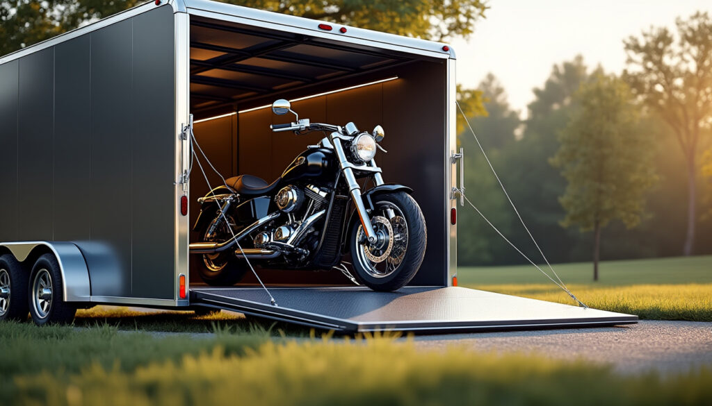 découvrez comment choisir la meilleure remorque moto couverte pour protéger efficacement votre moto lors de vos déplacements et voyages.